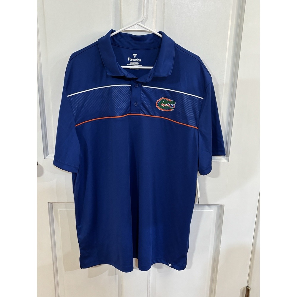 Men's Fanatics Royal Florida Gators Defender Polo 2XL